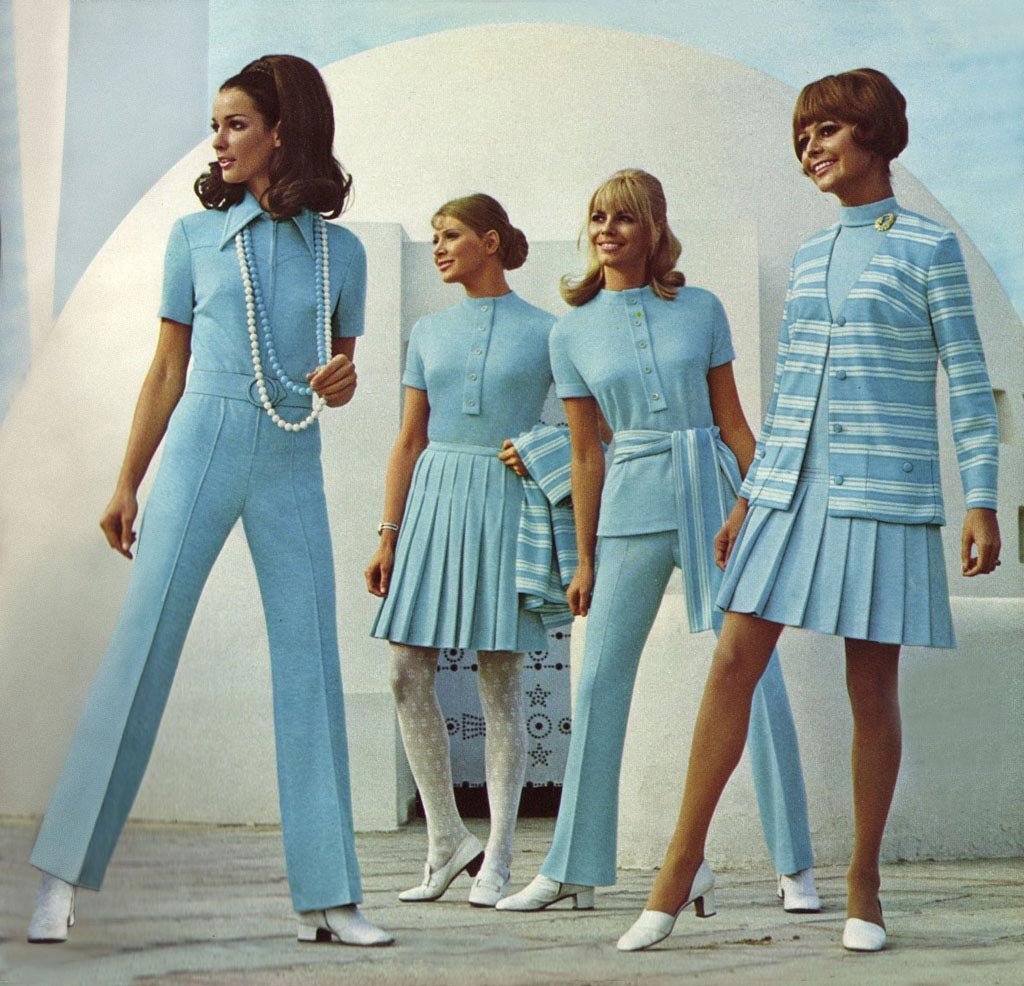 Мода 70х 80х 90х