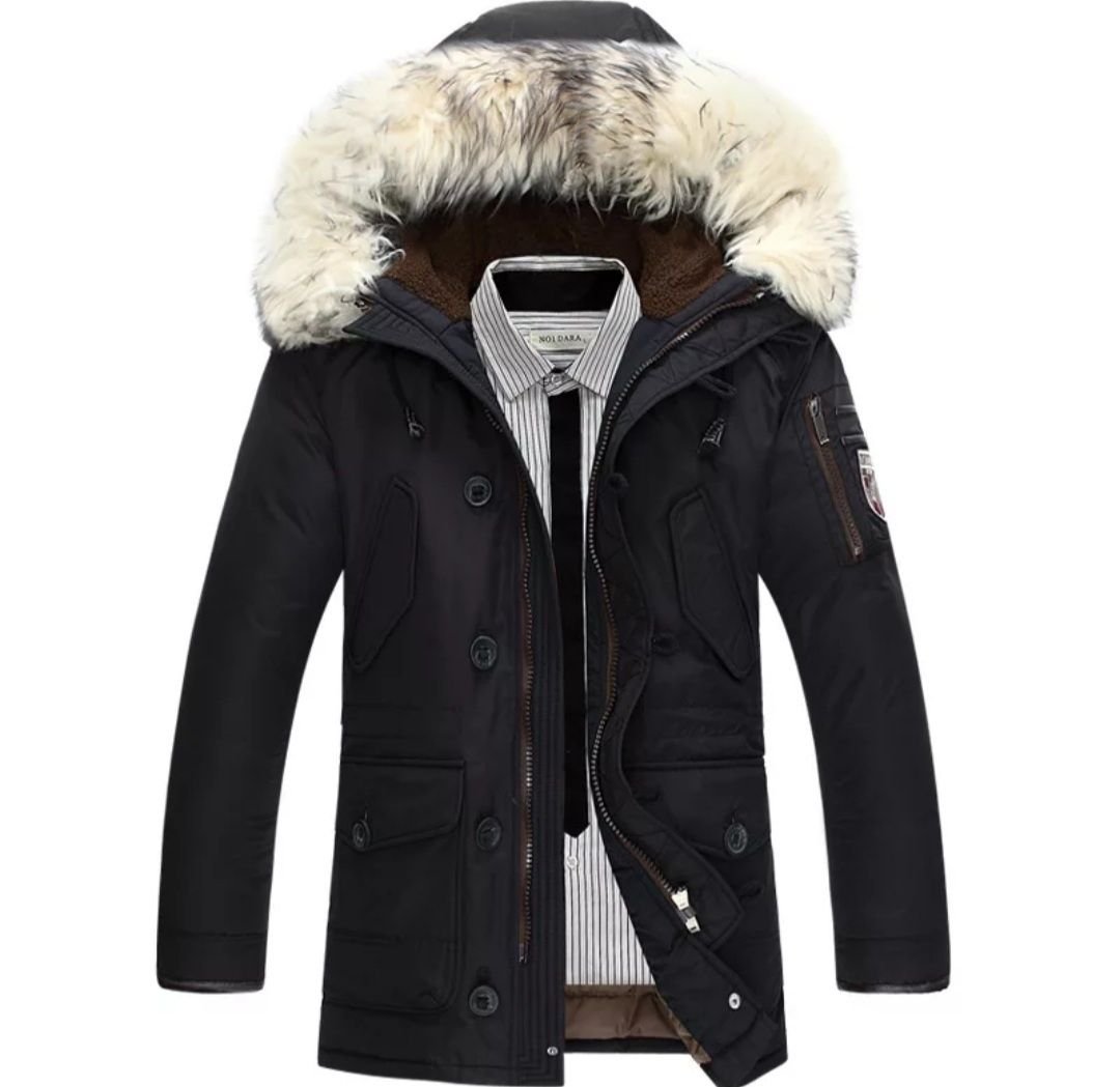 Мужская зимняя куртка zpjs 2 молнии 2019