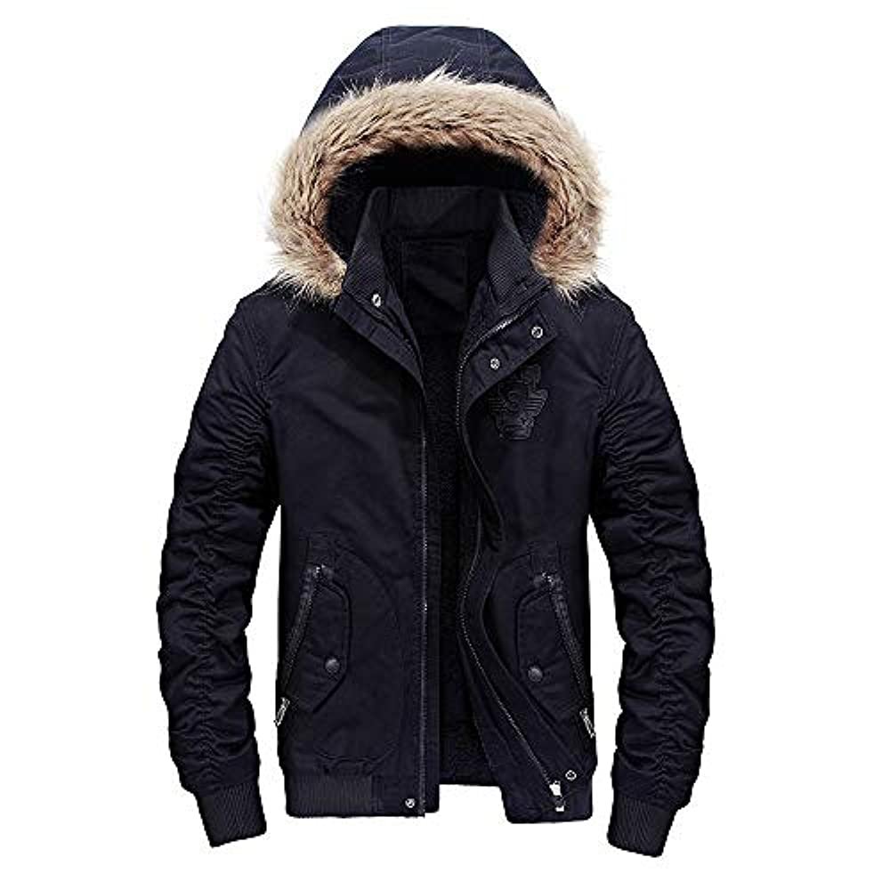 Куртка парка черная мужская зимняя