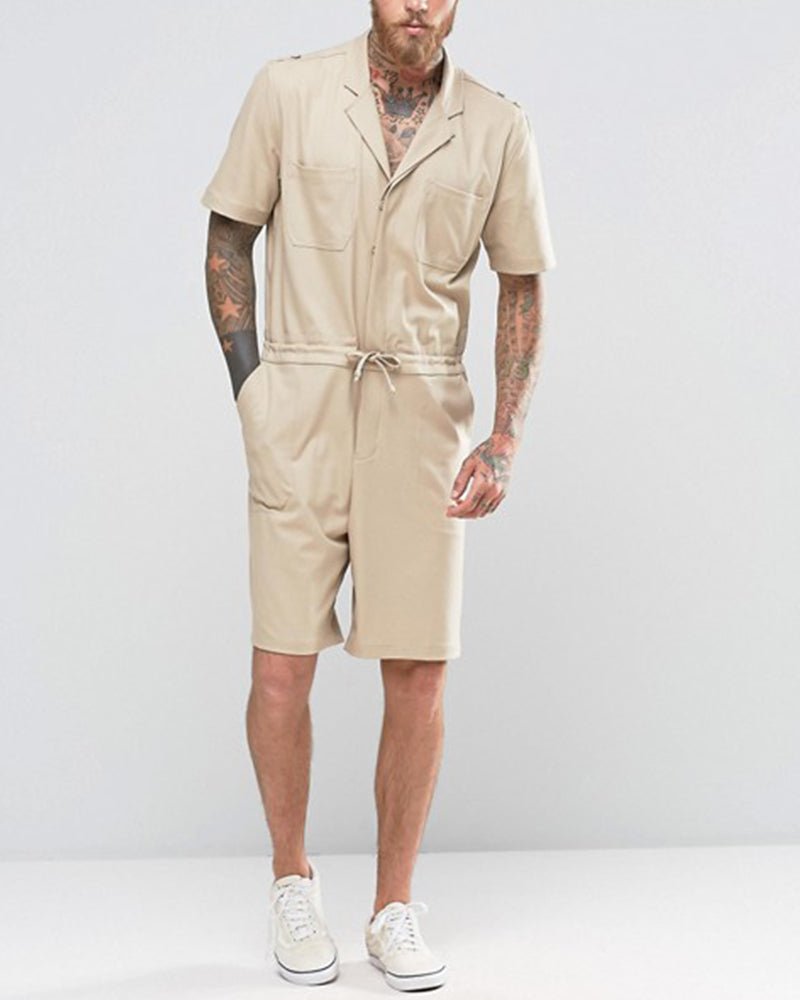 Джинсовый комбинезон мужской