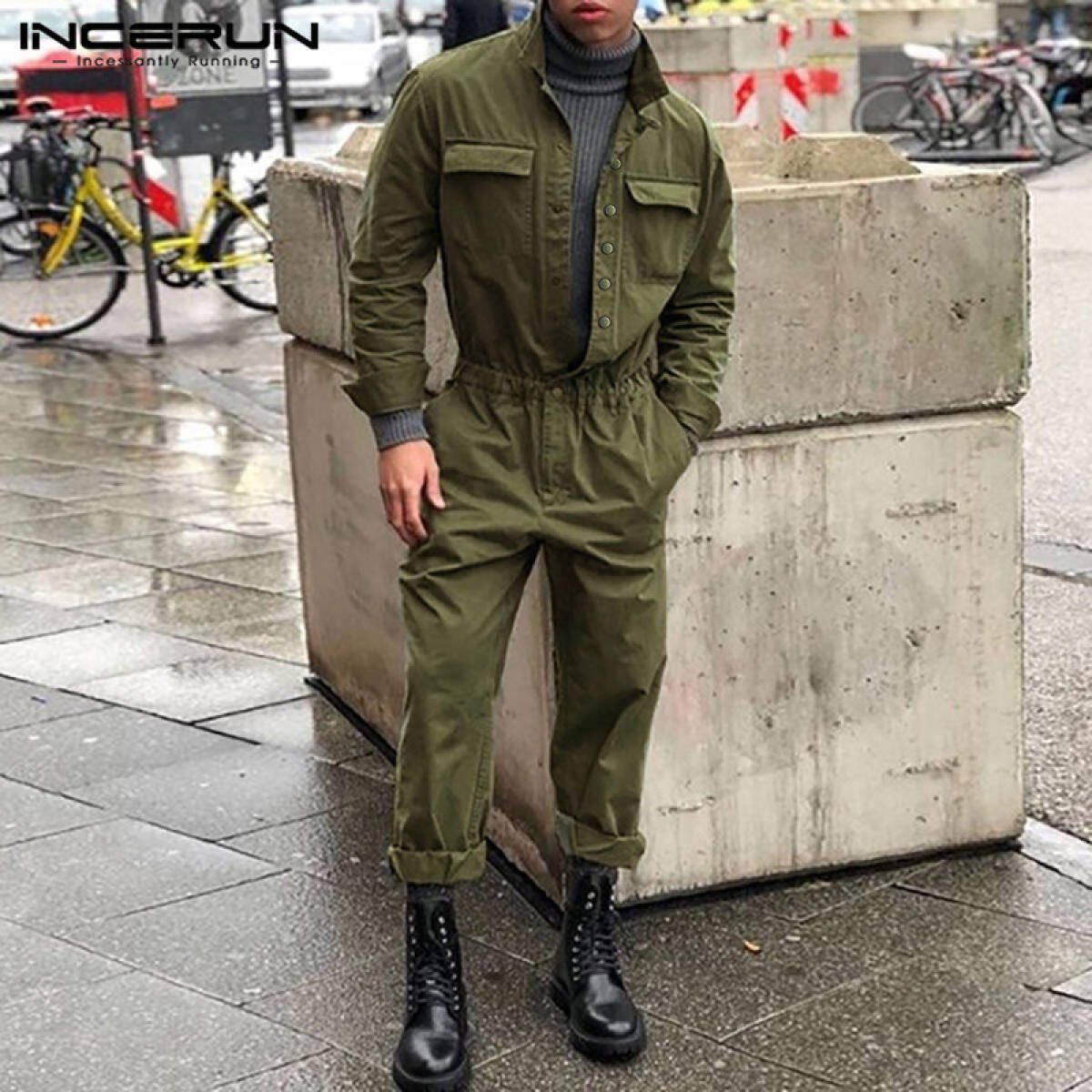 Мужской летний комбинезон с шортами