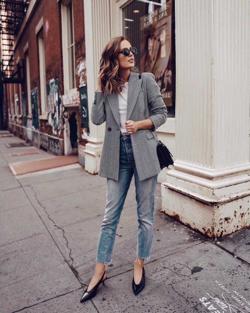 Пиджак с ремнем