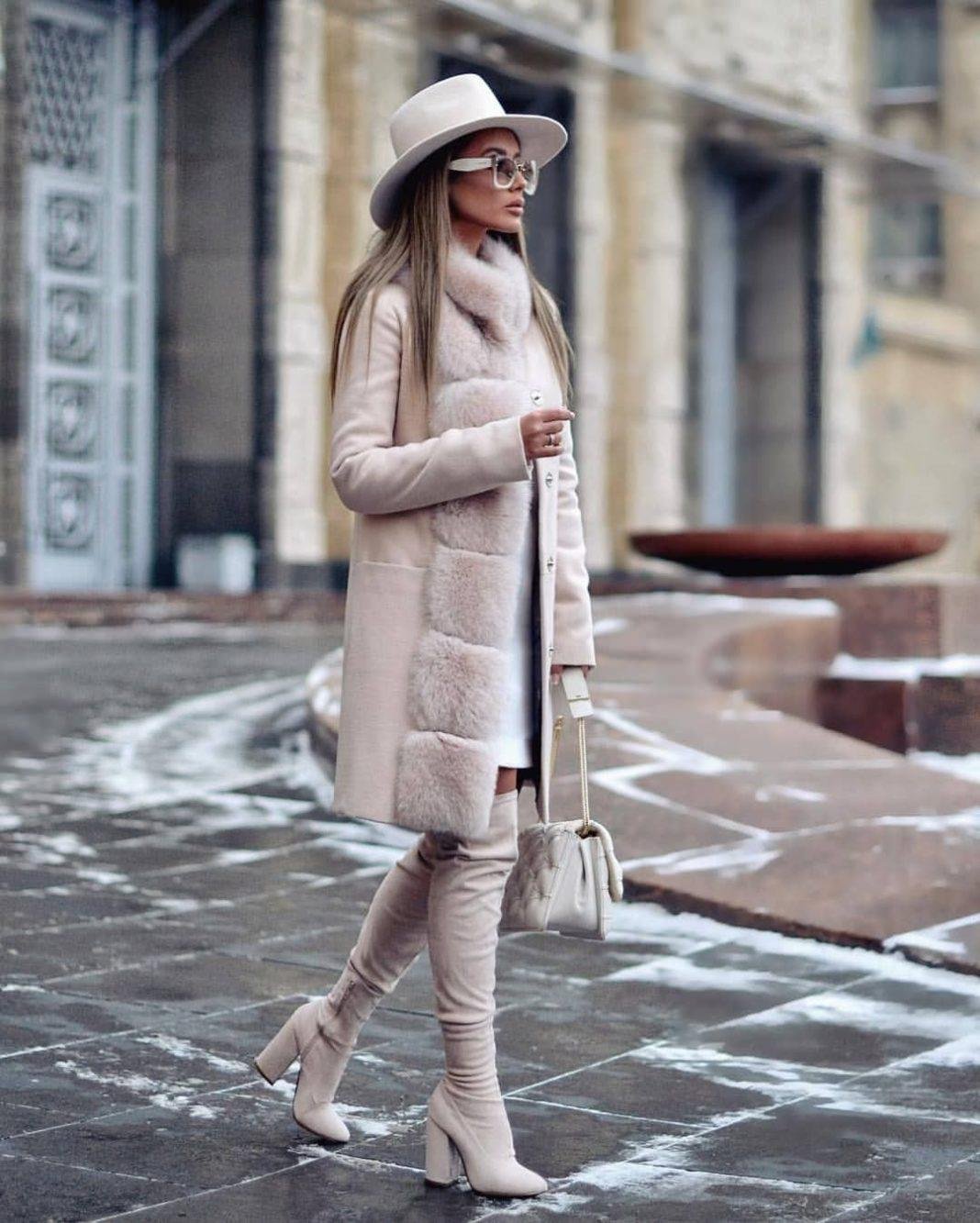 Красивые зимние образы для женщин