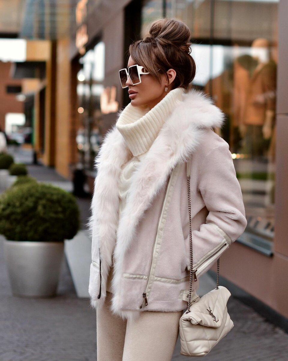 Стильный зимний лук