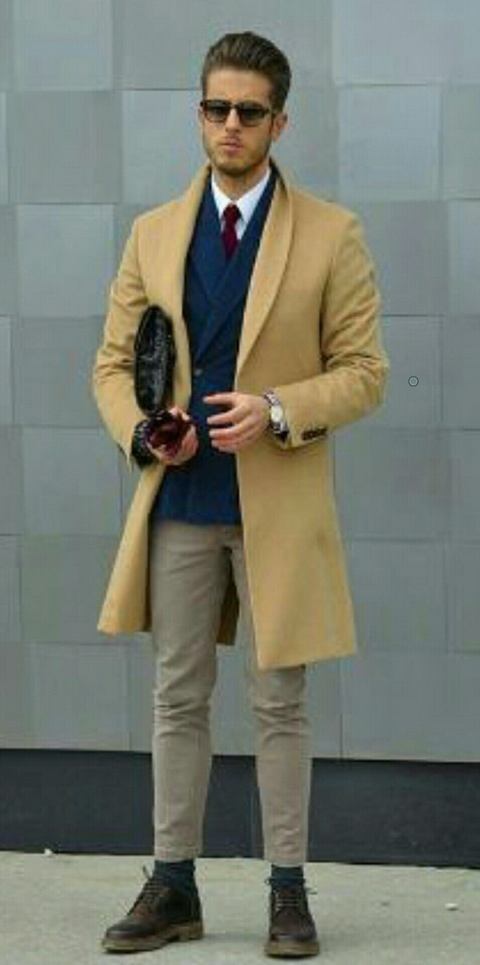 Пальто кэмел мужское