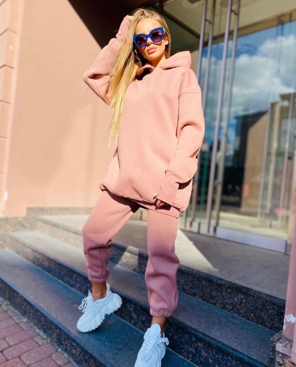 Спортивный костюм карра оранжевый