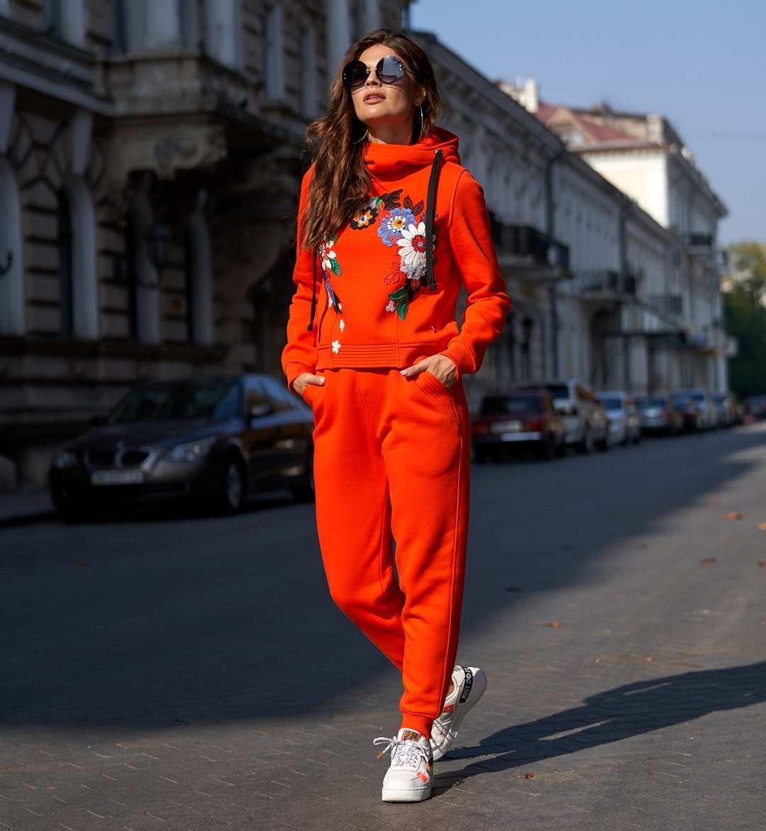 Модные костюмы из футера