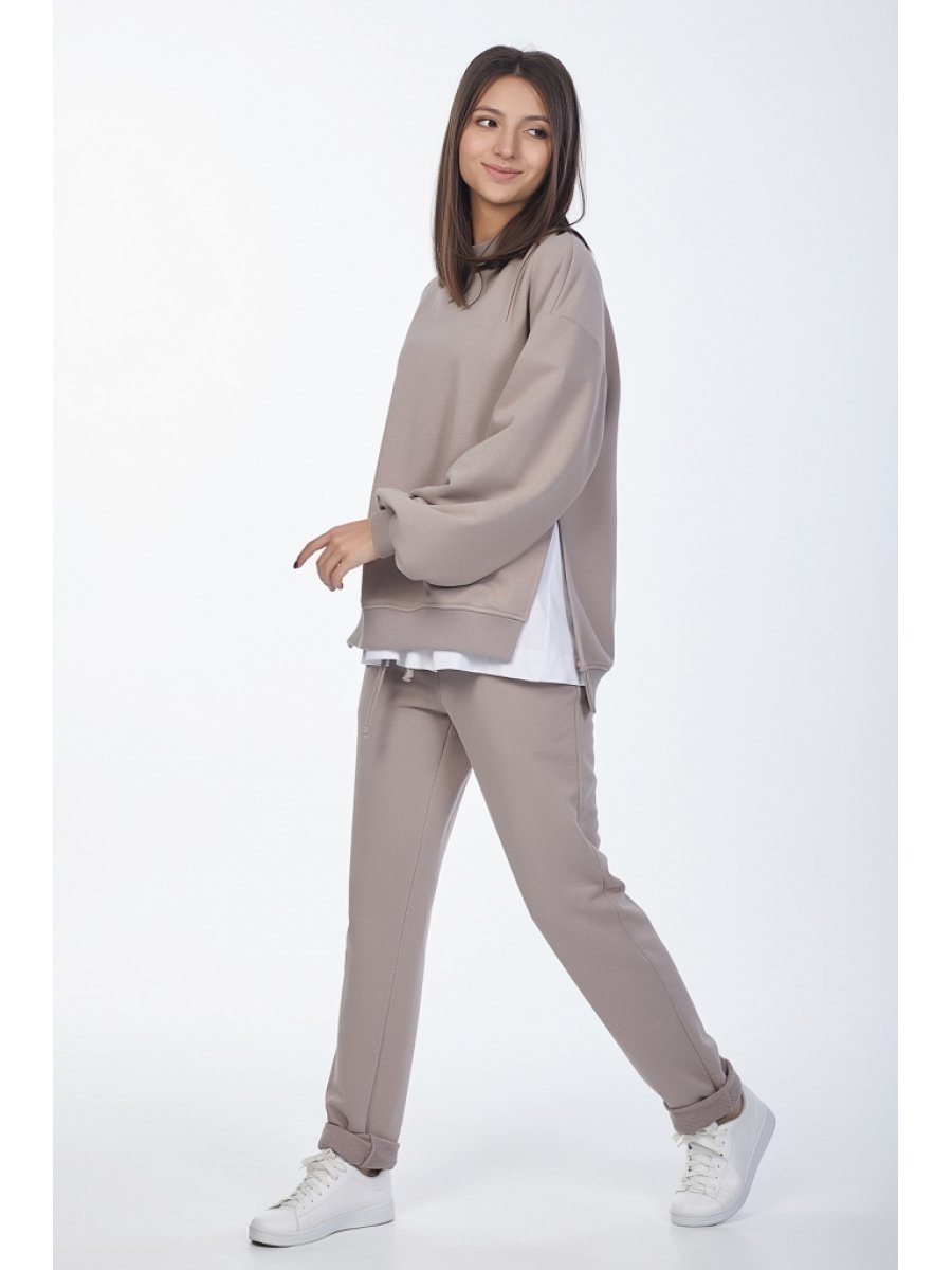 Костюм из футера женский