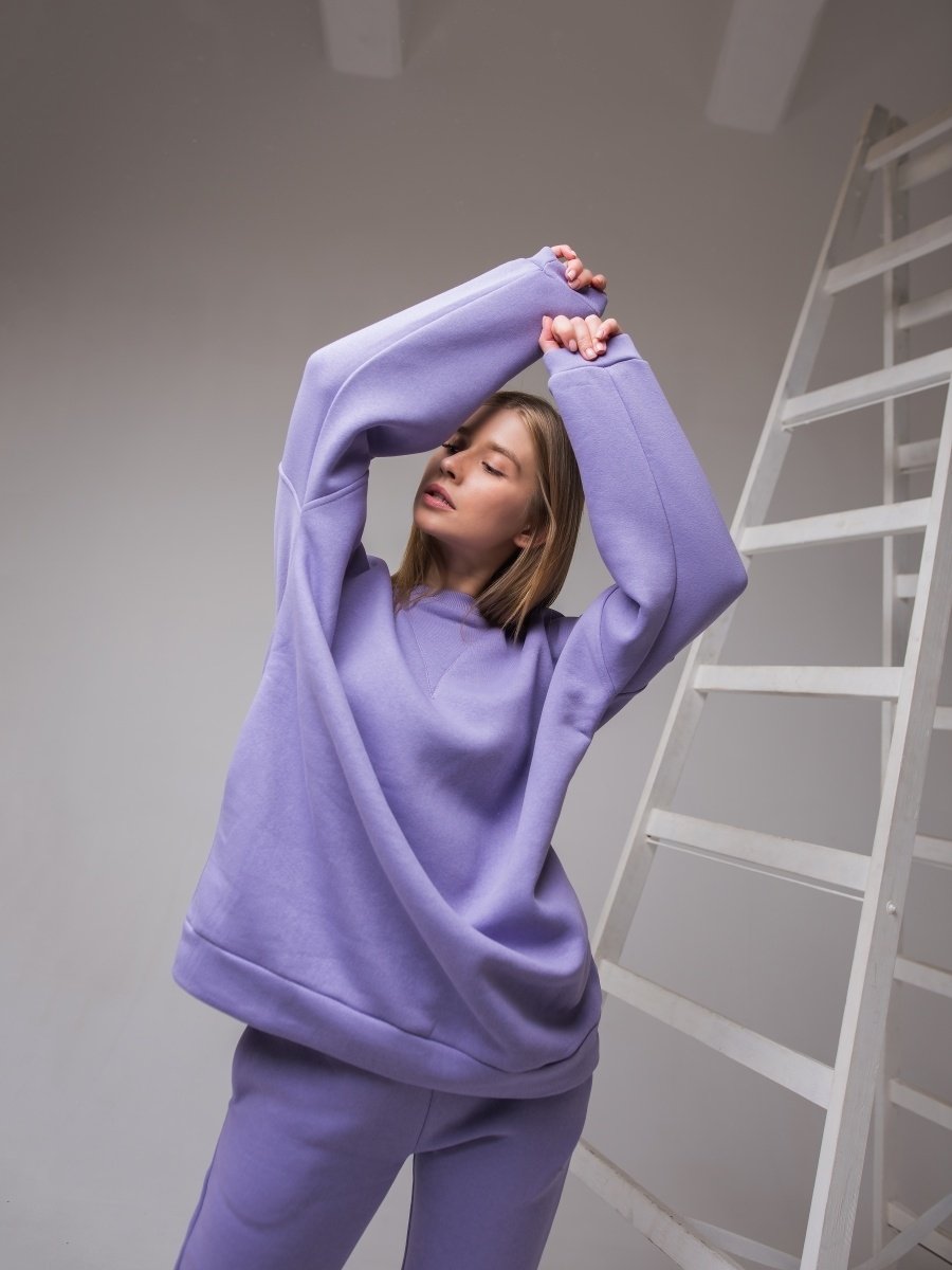 Белый костюм из футера