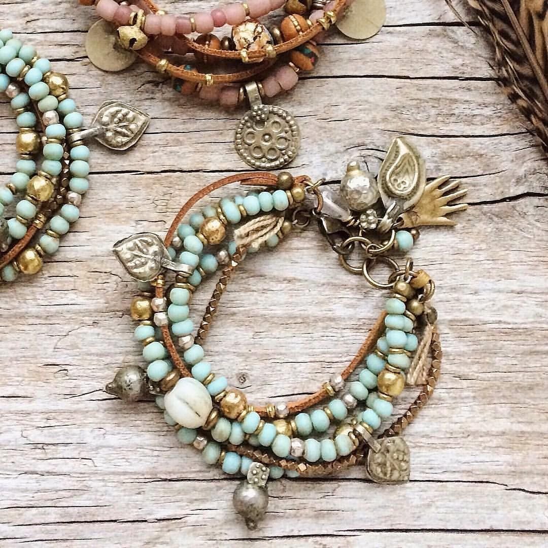 Браслеты в стиле бохо