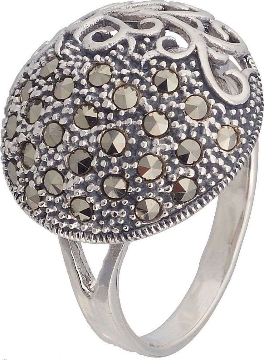 Селена Сильвер серьги с марказитами