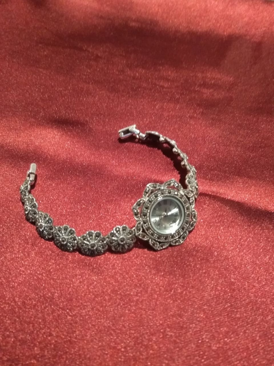 Браслет серебро МАРКАЗИТ Оникс