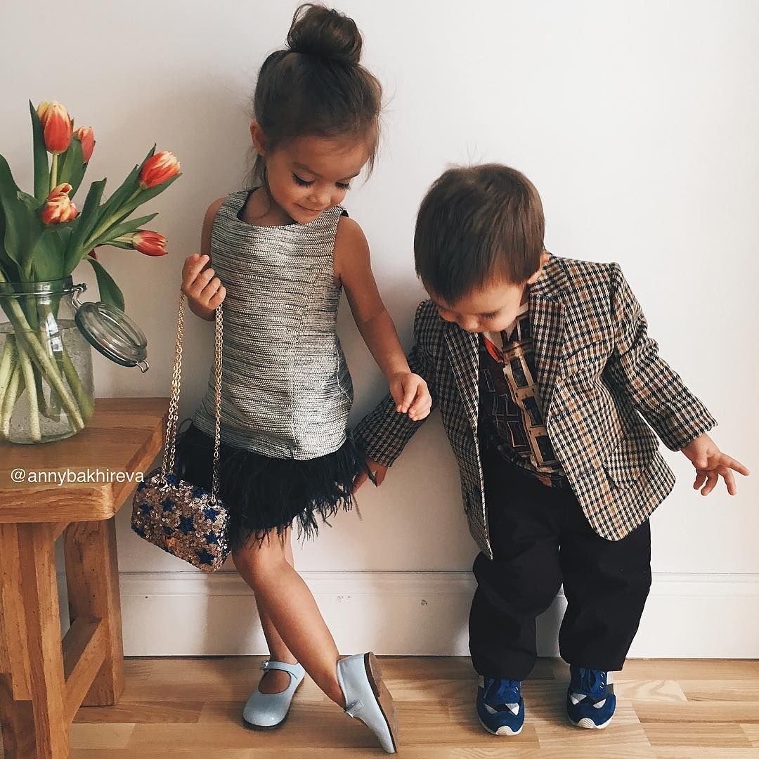 Красивые стильные дети