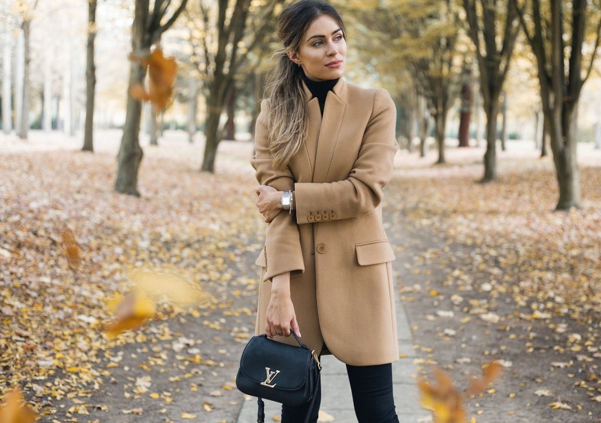 Образ с пальто на осень женские