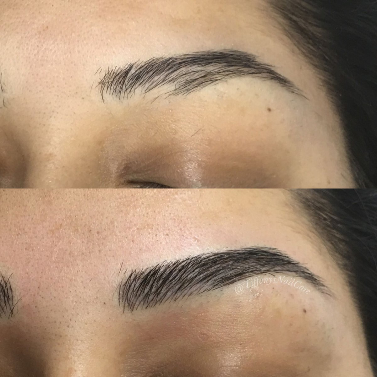 Перманентный макияж на густые брови