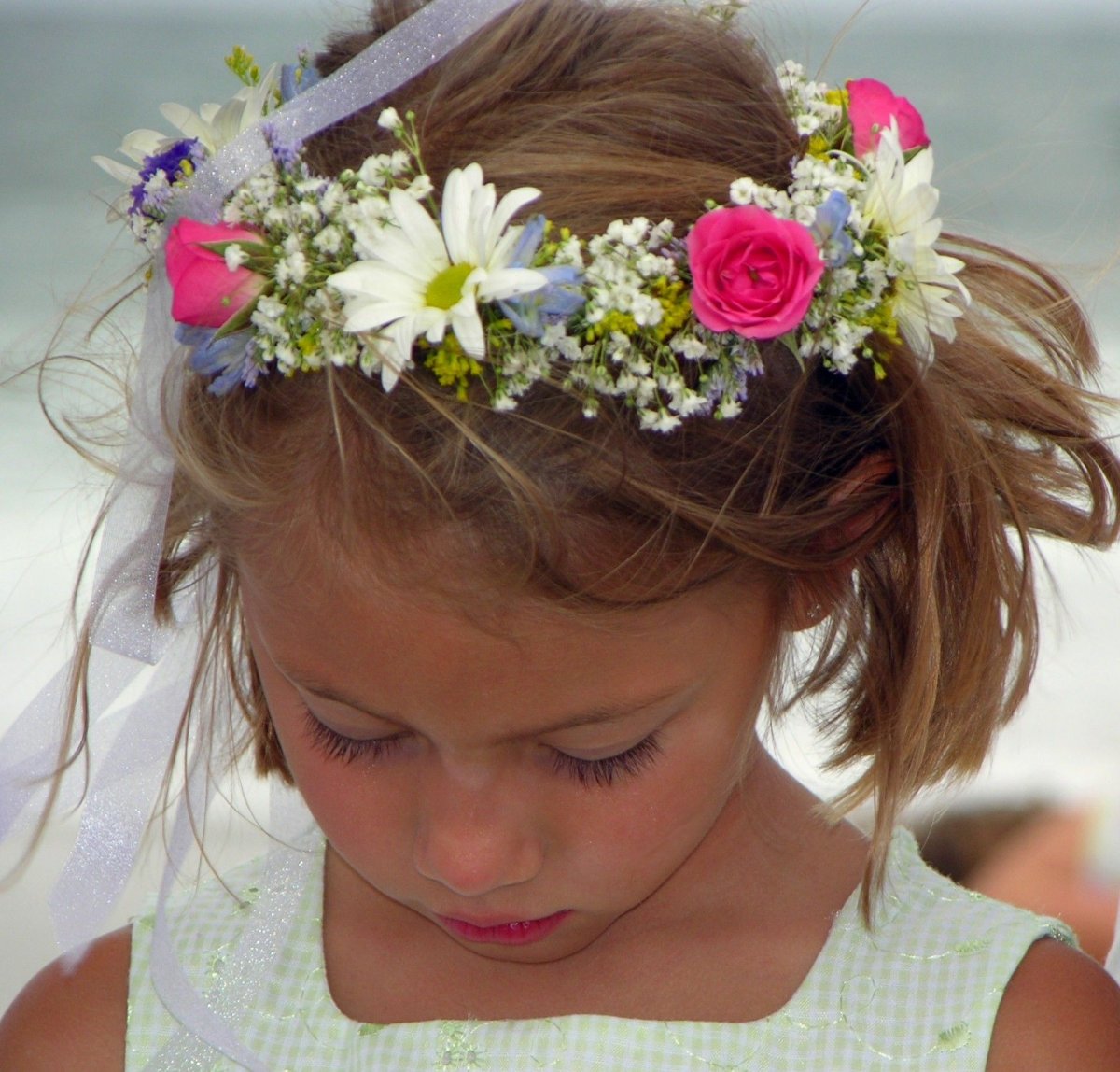 Венок из цветов на голову