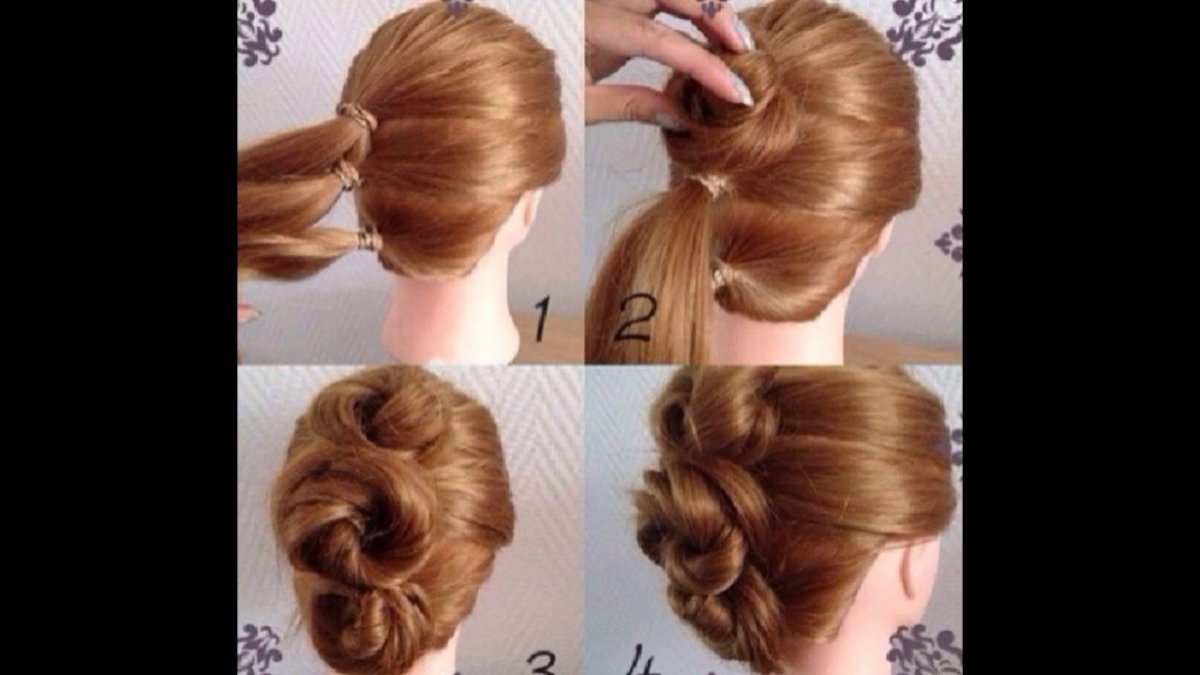 Пошаговые прически на средние волосы