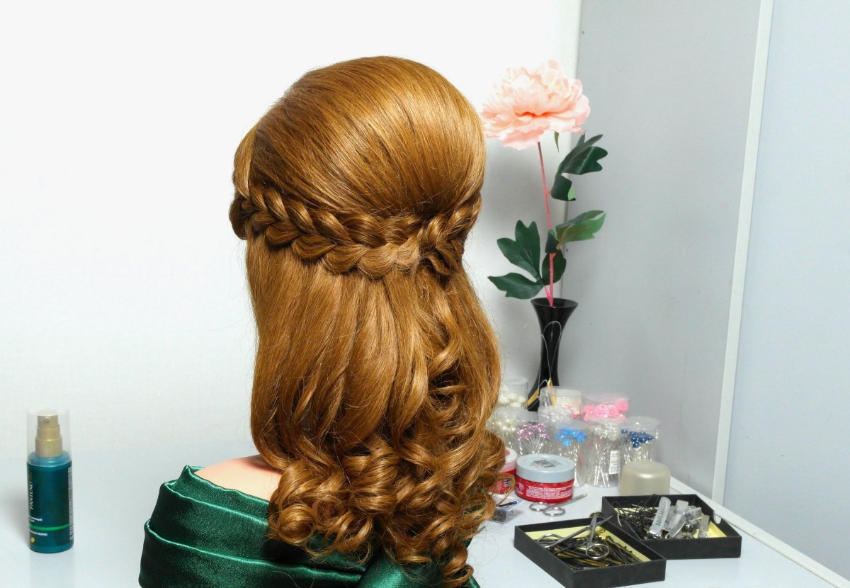 Прически на длинные волосы мастер класс