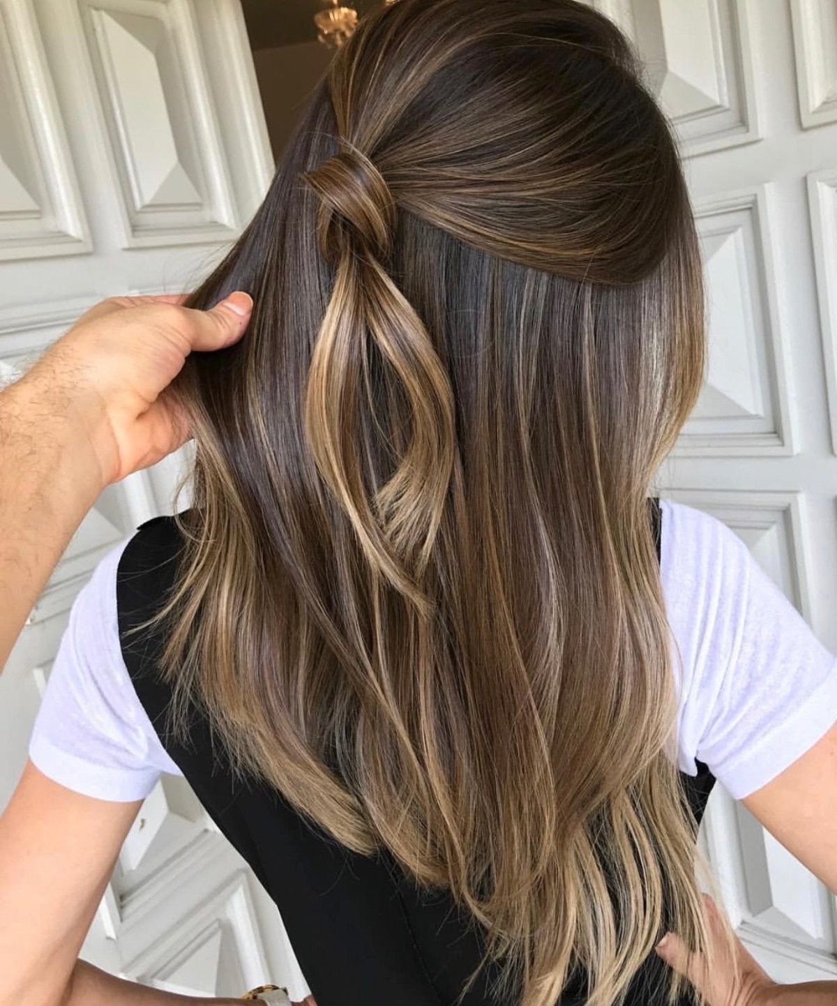 Укладка на длинные волосы