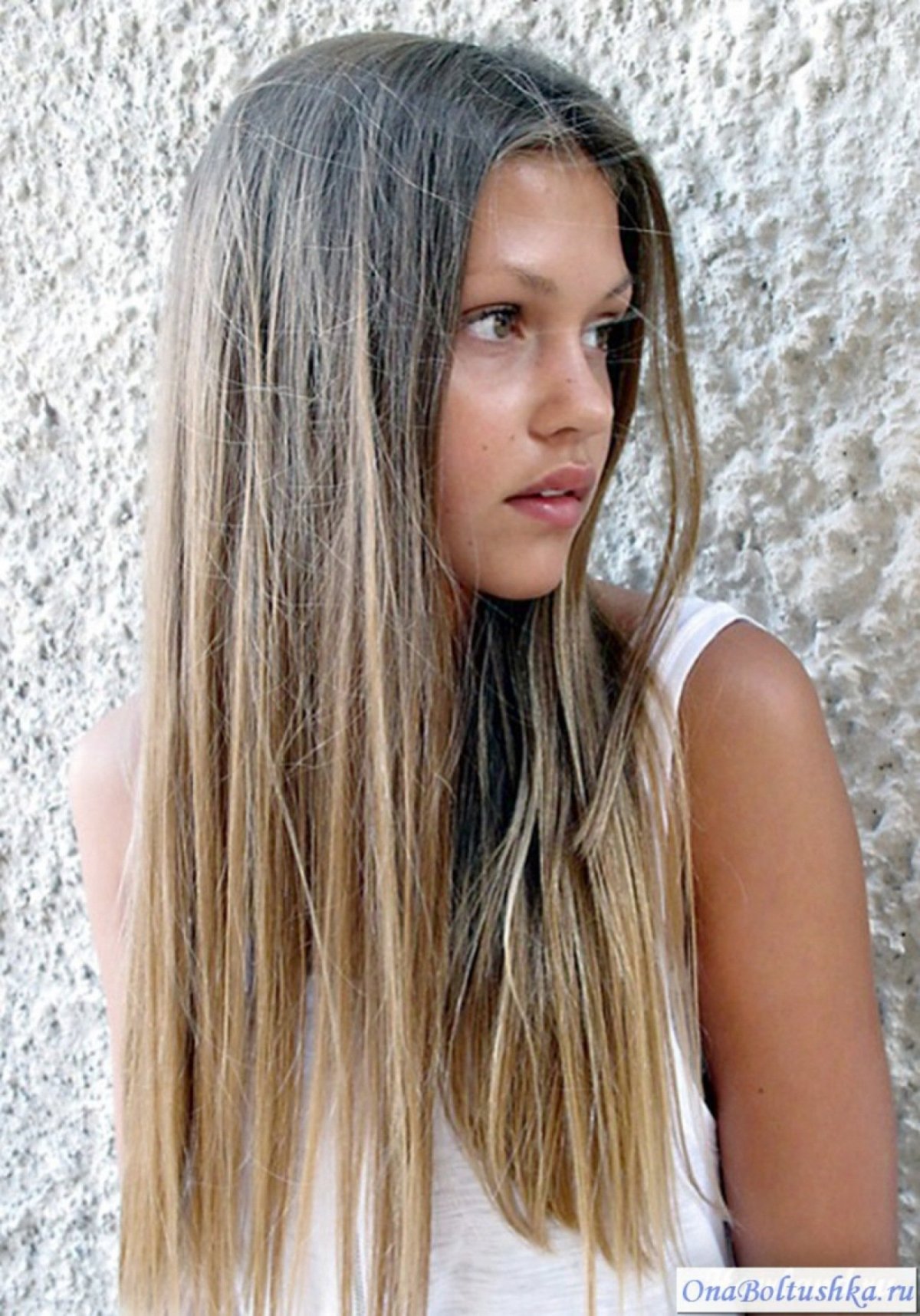 Мелирование на тёмно русые волосы