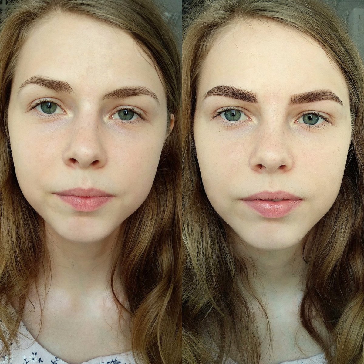 Ассиметричные брови