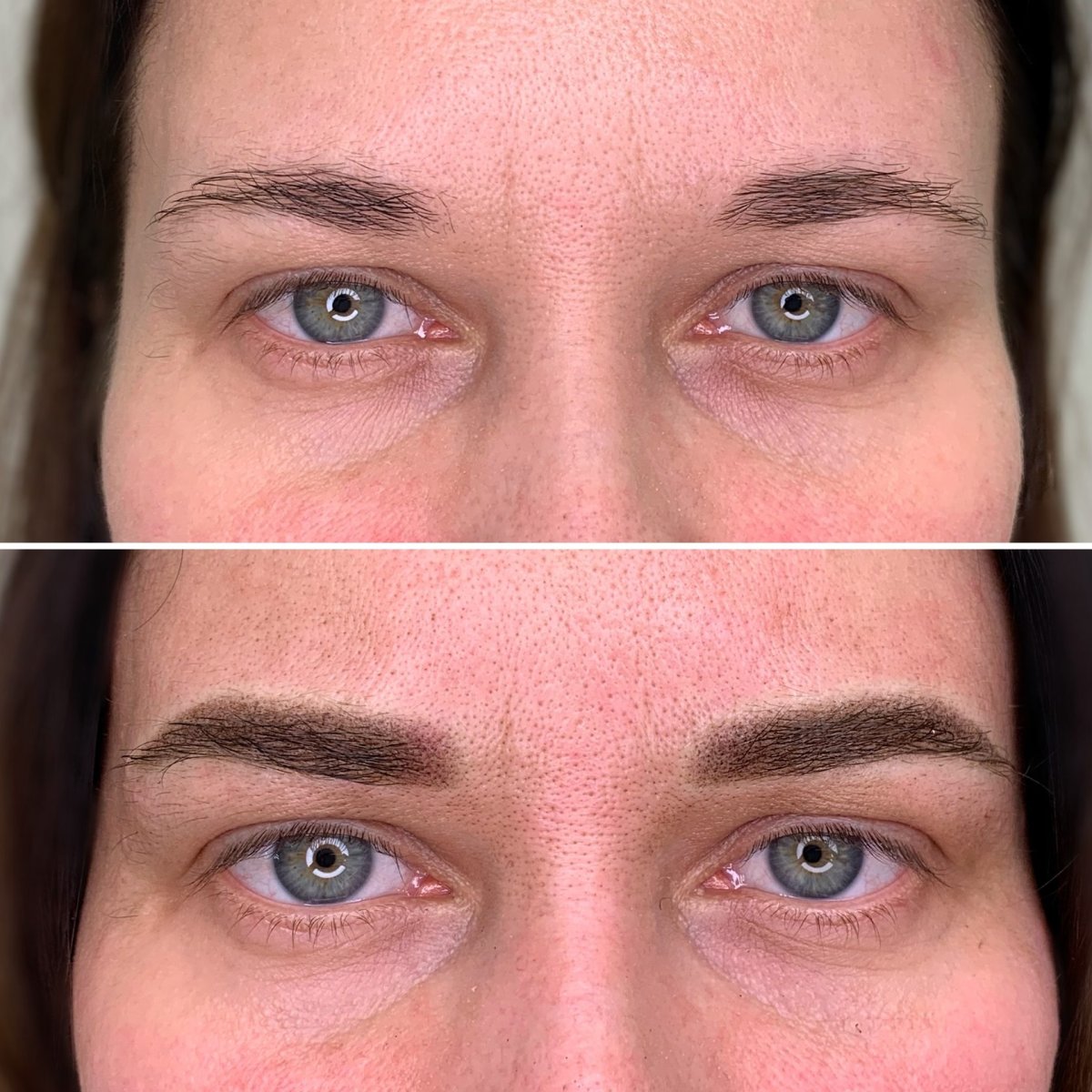 Исправление асимметрии бровей