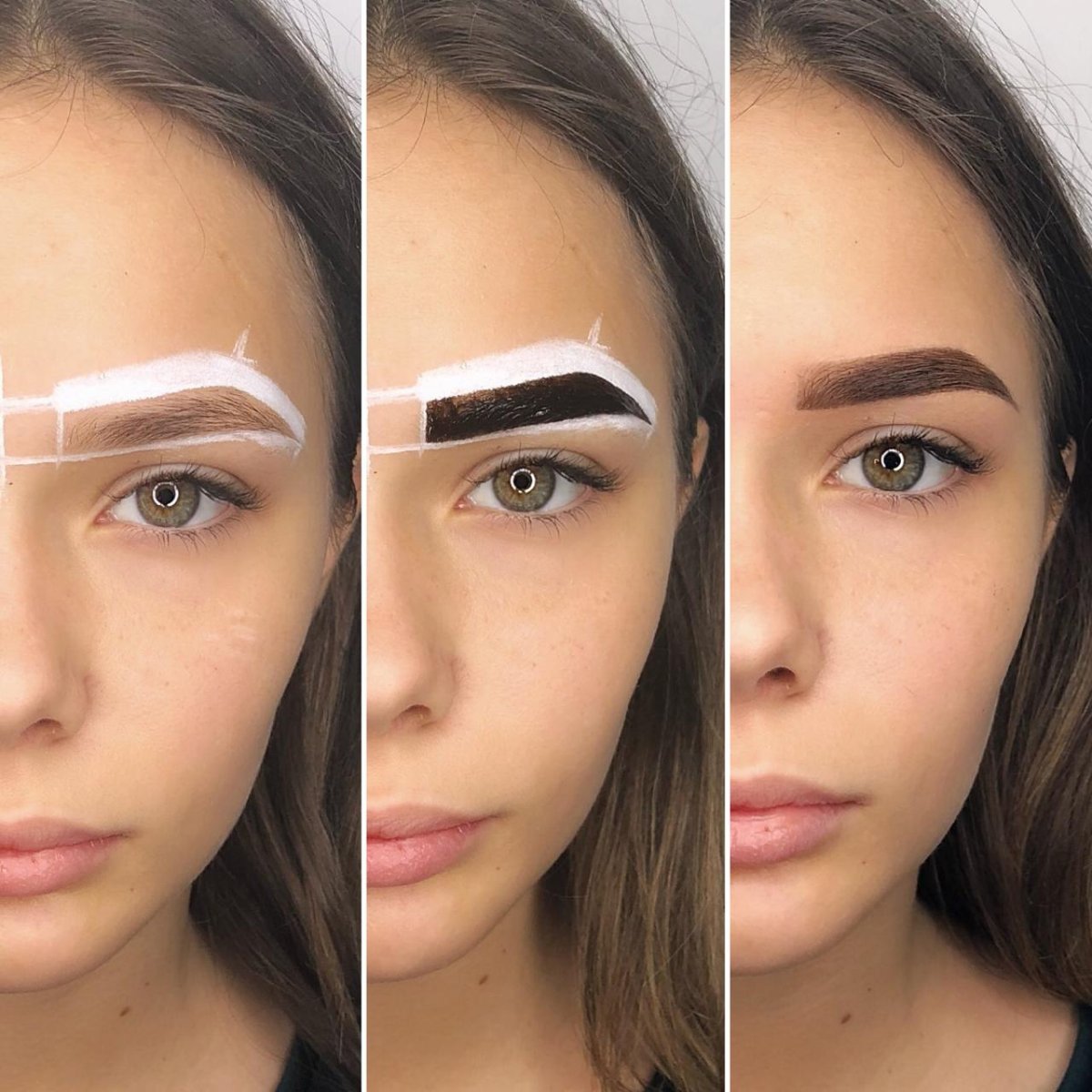 Окрашивание бровей