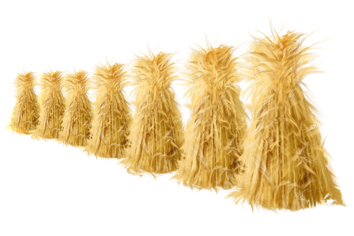 Соломенные снопы