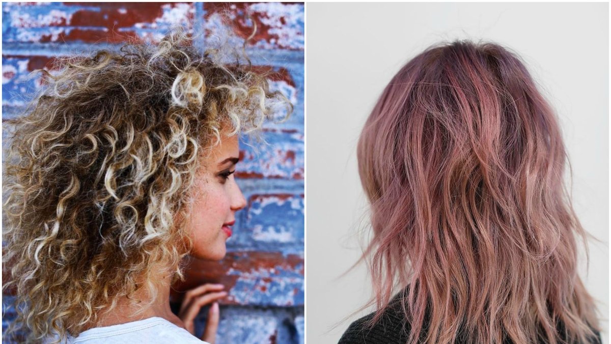 Химическая завивка пляжные волны