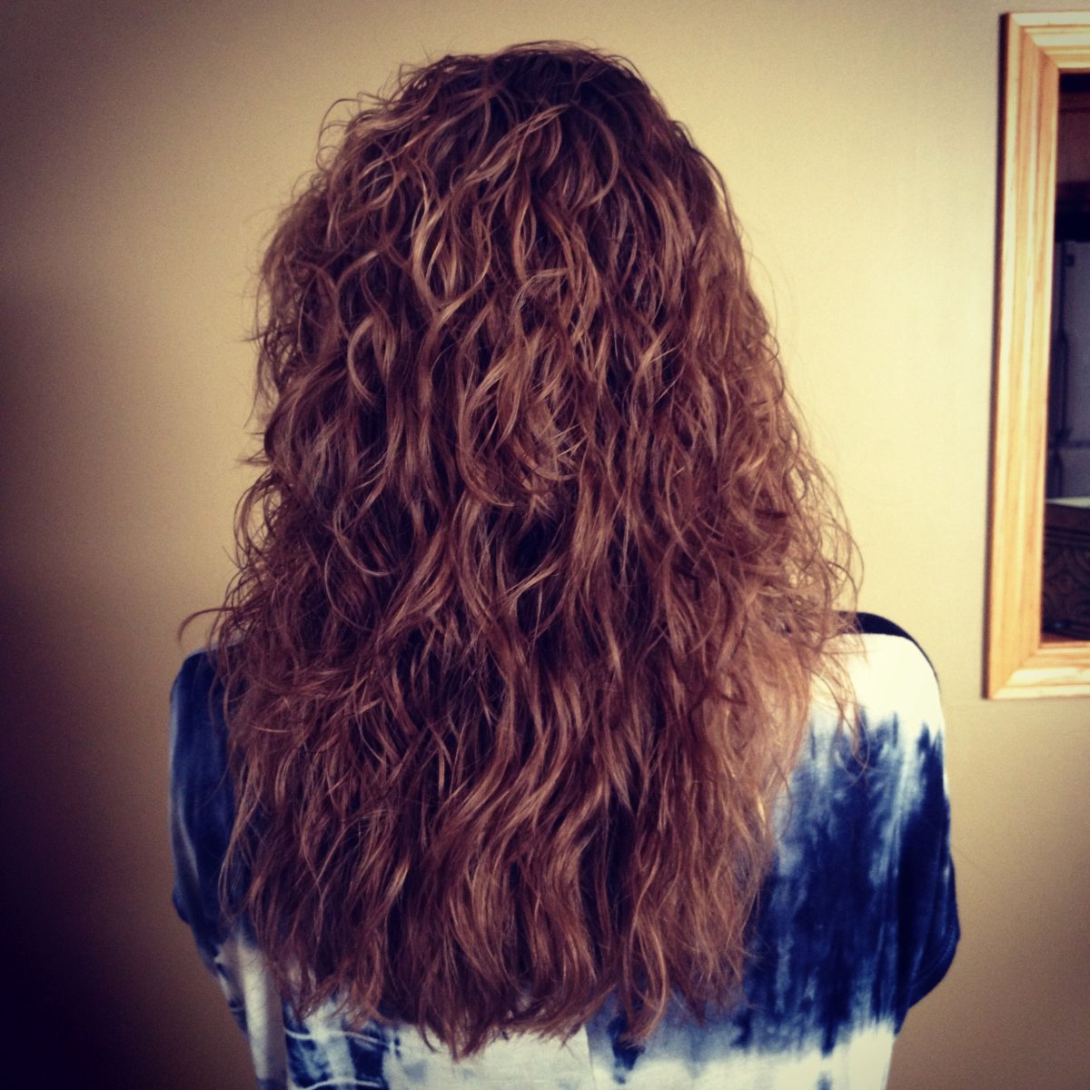 Химическая завивка пляжные волны