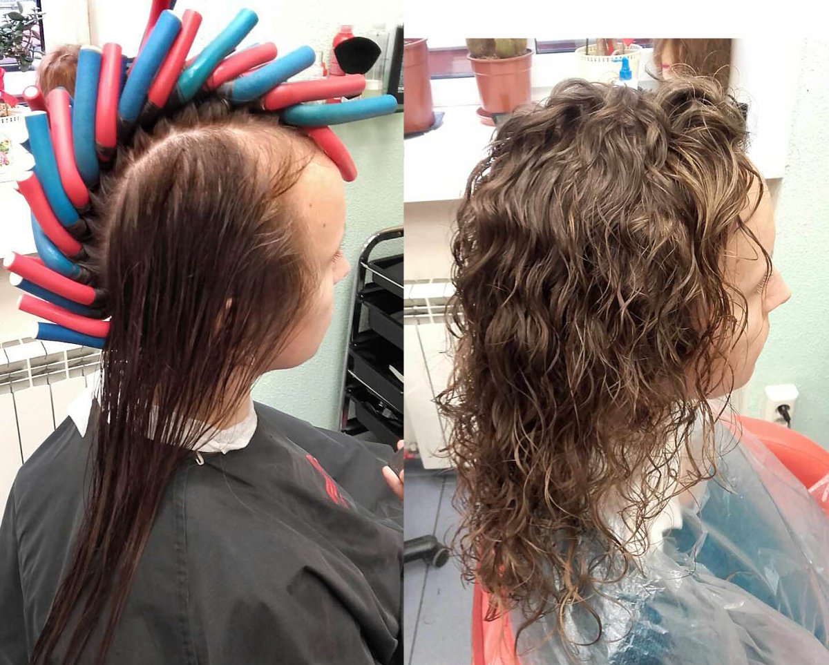 Хим завивка на бумеранги