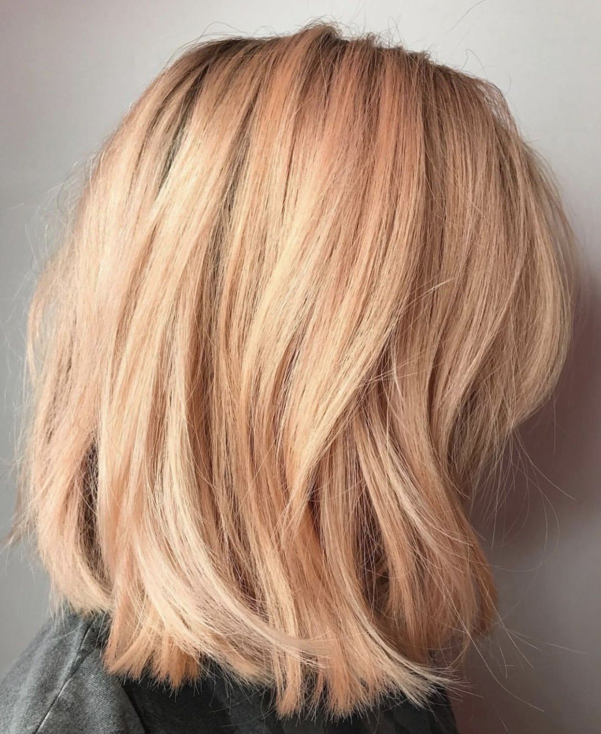 Блонд с рыжеватым оттенком