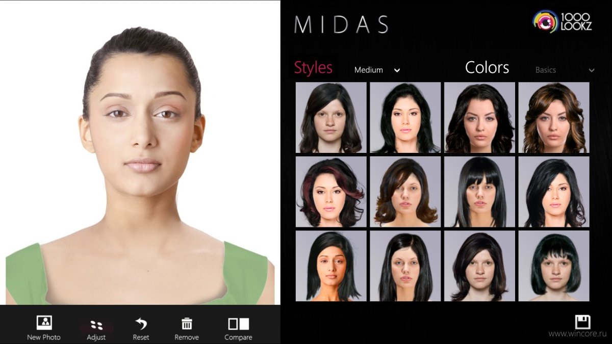 Примерить прическу
