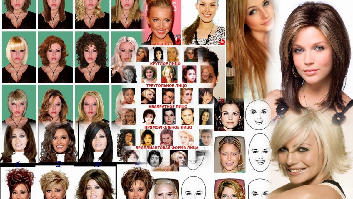 Подбор прически по овалу лица