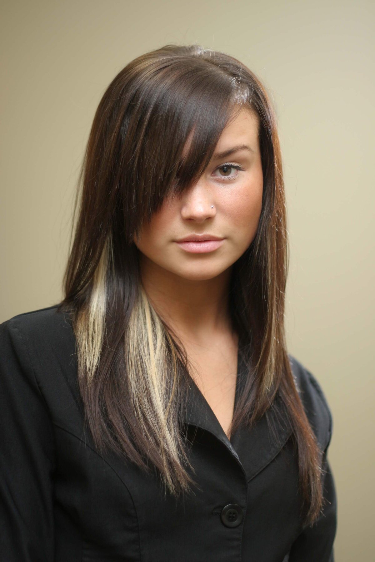 Покарашыные передние пряди