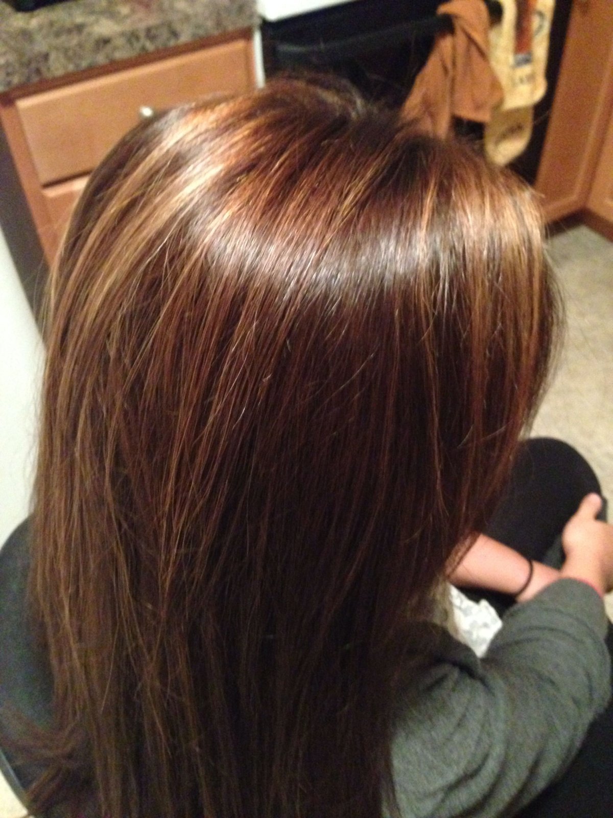 Цвет волос молочный шоколад