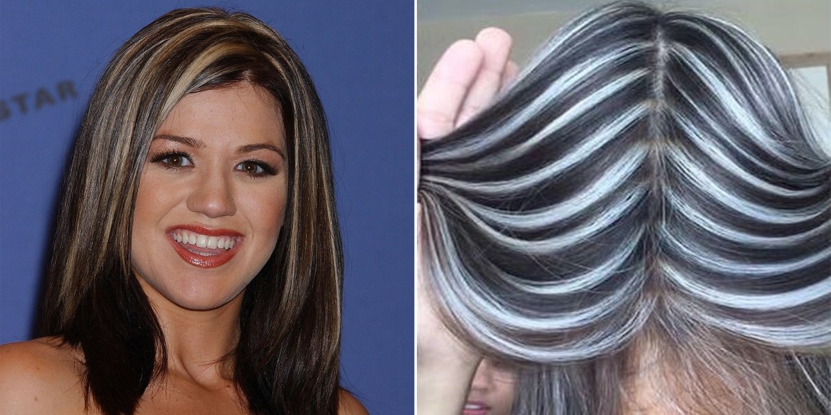 Мелирование на темные волосы