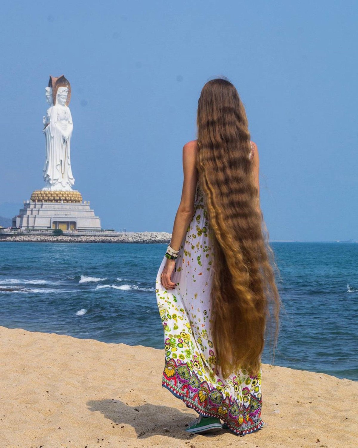 Длинная коса до колен