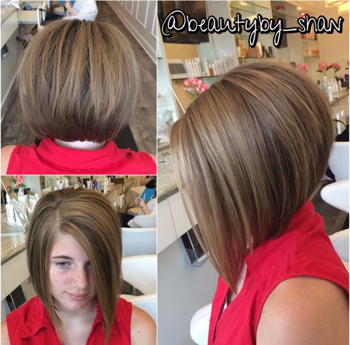 Боб каре Локоны утюжком