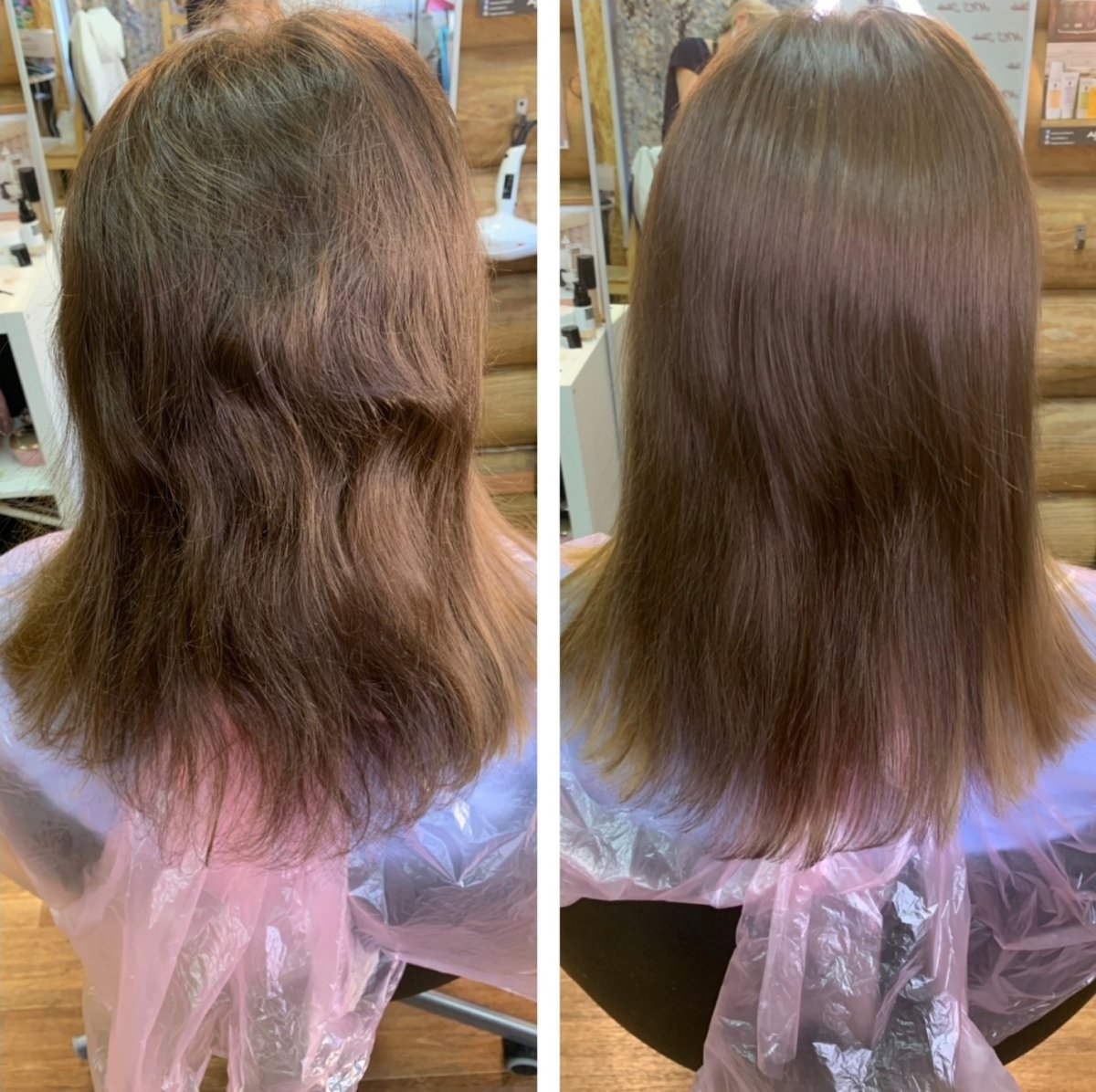 Кератин на каскадную стрижку