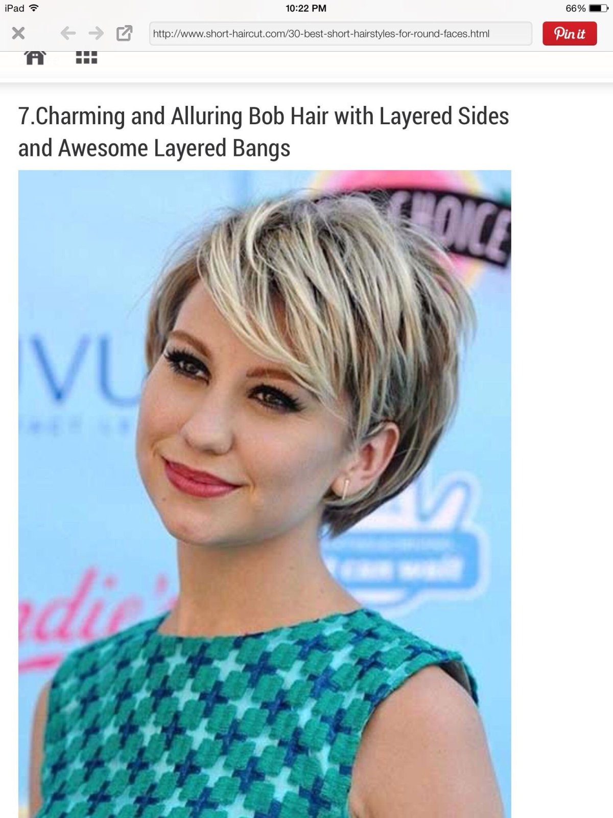 Боб каре Каскад