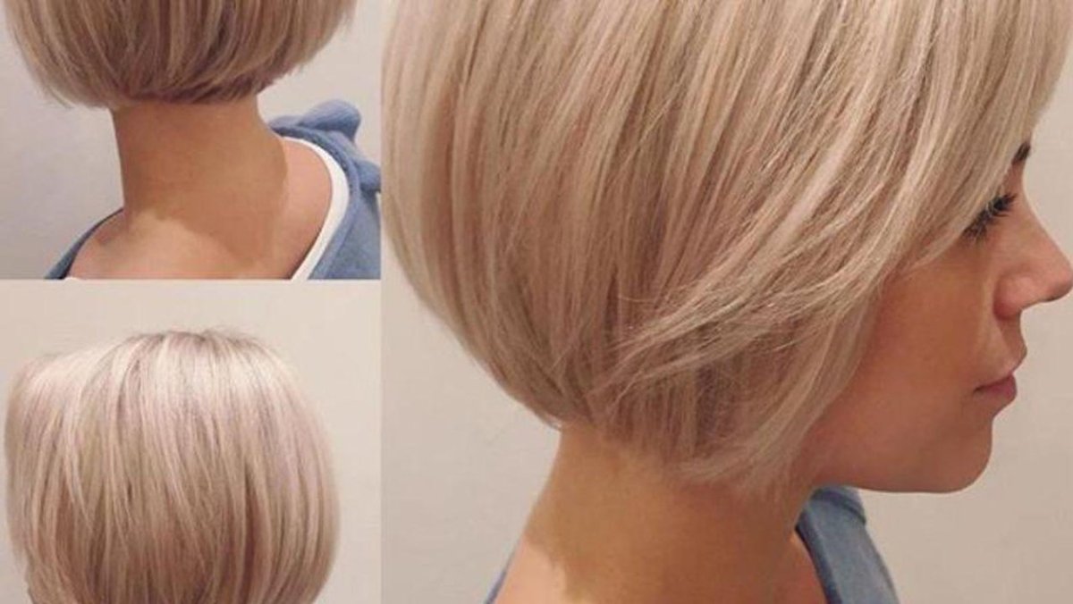 Стрижка каре асимметрия Боб Боб