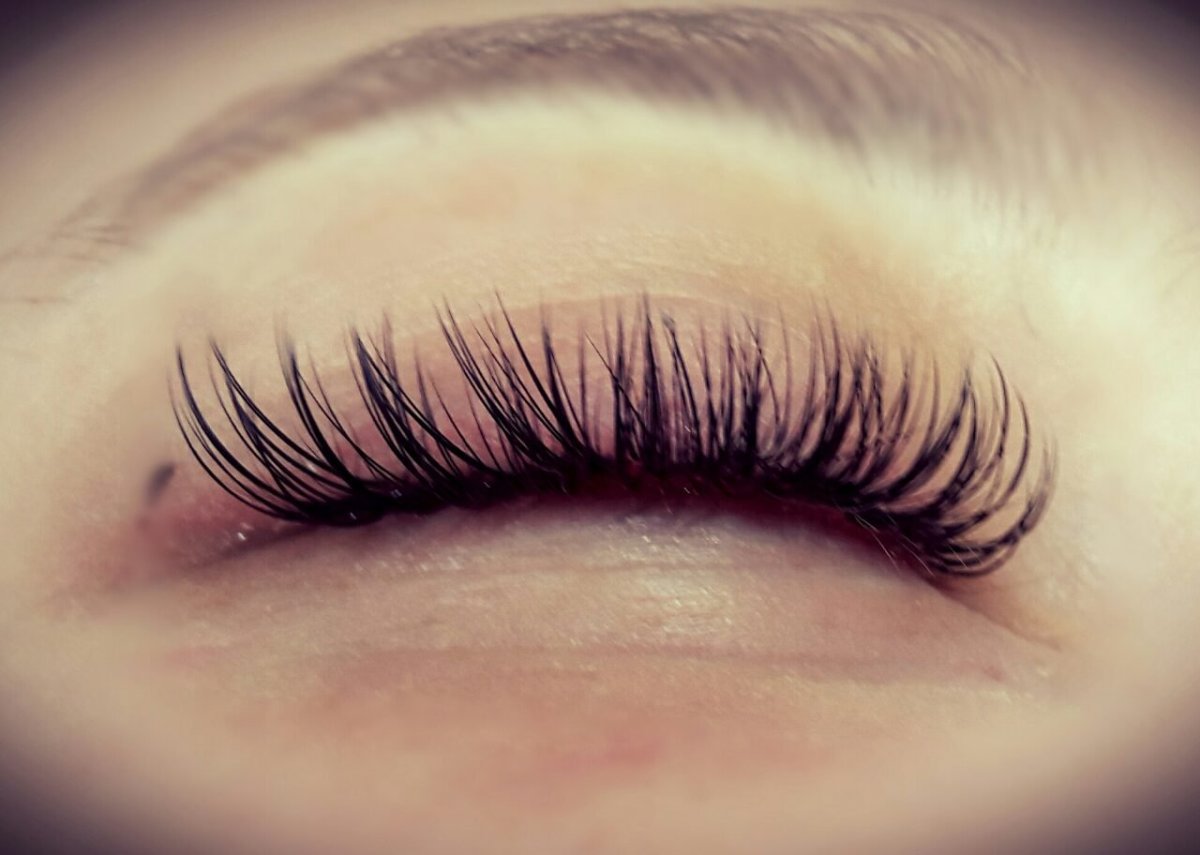 Нарощенные ресницы классика, 1д, 2д