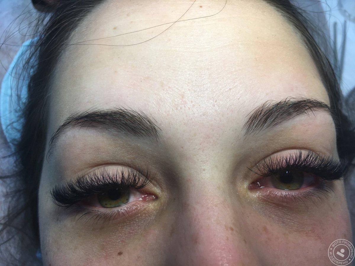 Без нарощенных ресниц