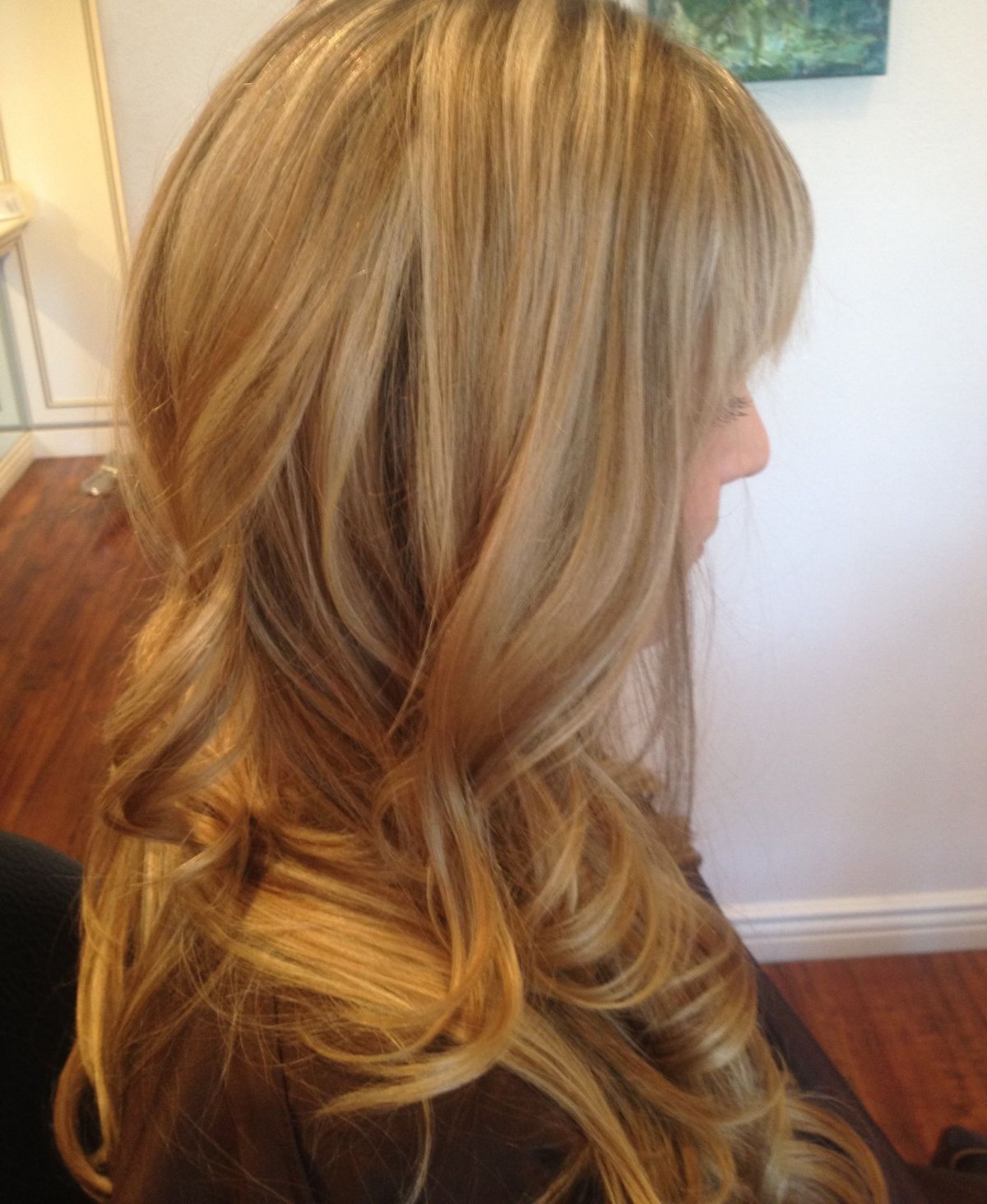 Мелирование волос блонд теплый