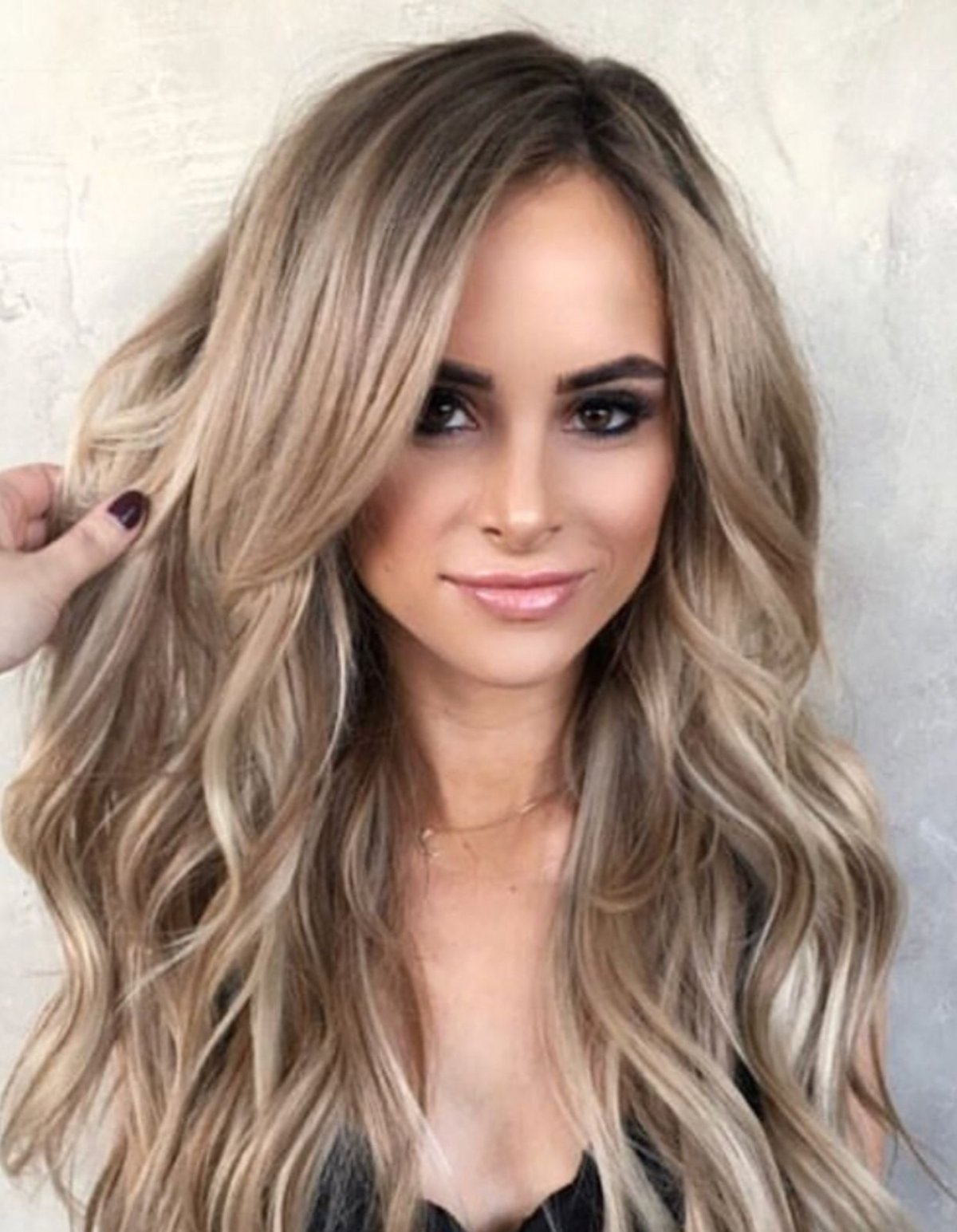 Мелирование жемчужный блонд