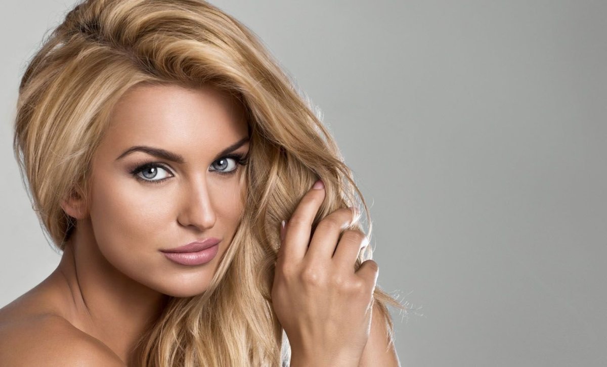 Блонд волосы Эстетика
