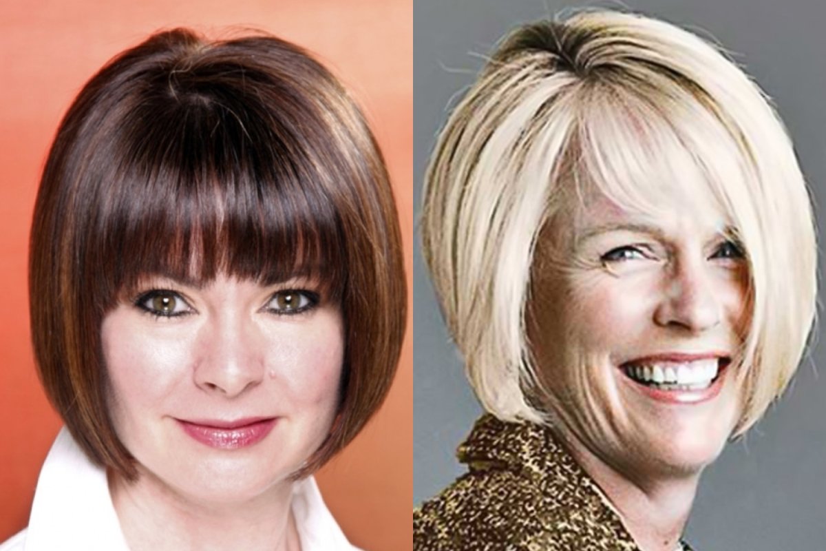 Стрижки каре Боб для женщин за 40 молодящие