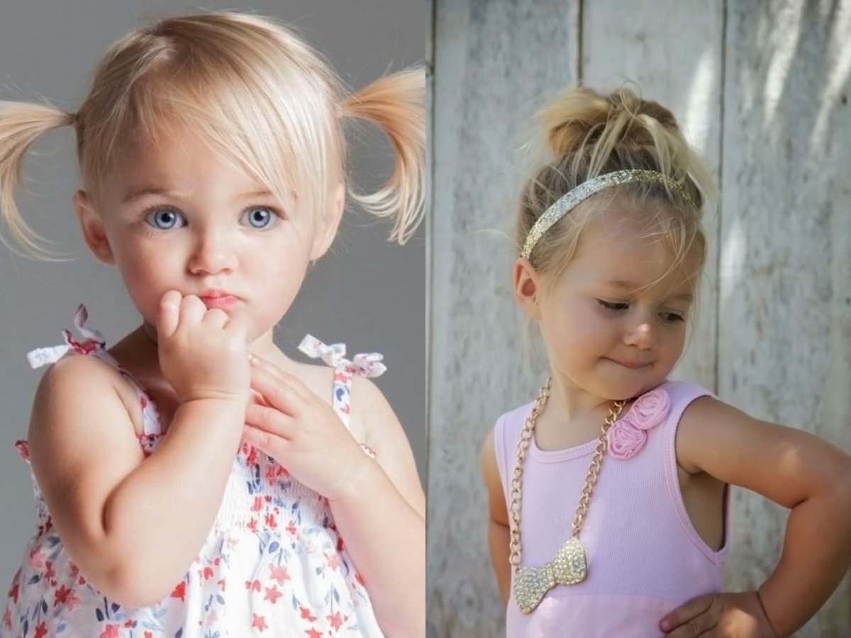 Прически для маленьких детей с короткими волосами