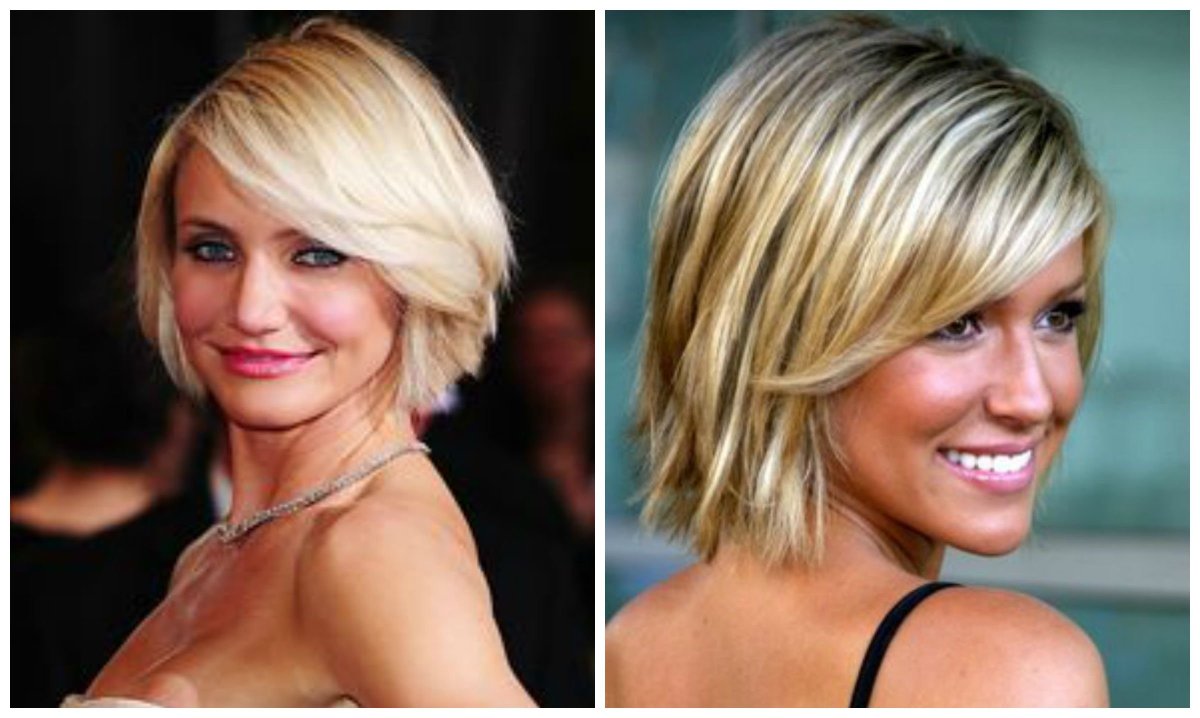 Каскад на удлинение с челкой на короткие волосы